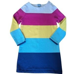 5/$15 Girls  BabyGap Colorful Striped Long Sleeve Kids Shirt/Dress- Size 4 Yrs.